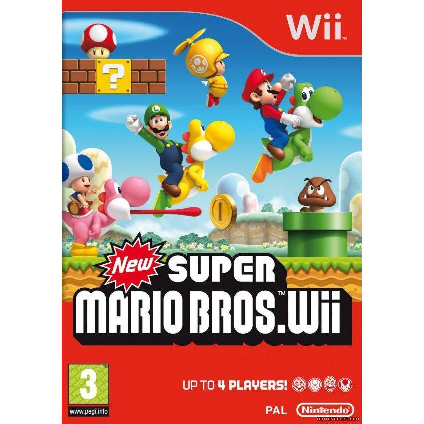 Karakteriseren omvang Goederen New Super Mario Bros Wii game kopen, morgen in huis. Alle Wii spellen vanaf  € 2,00.
